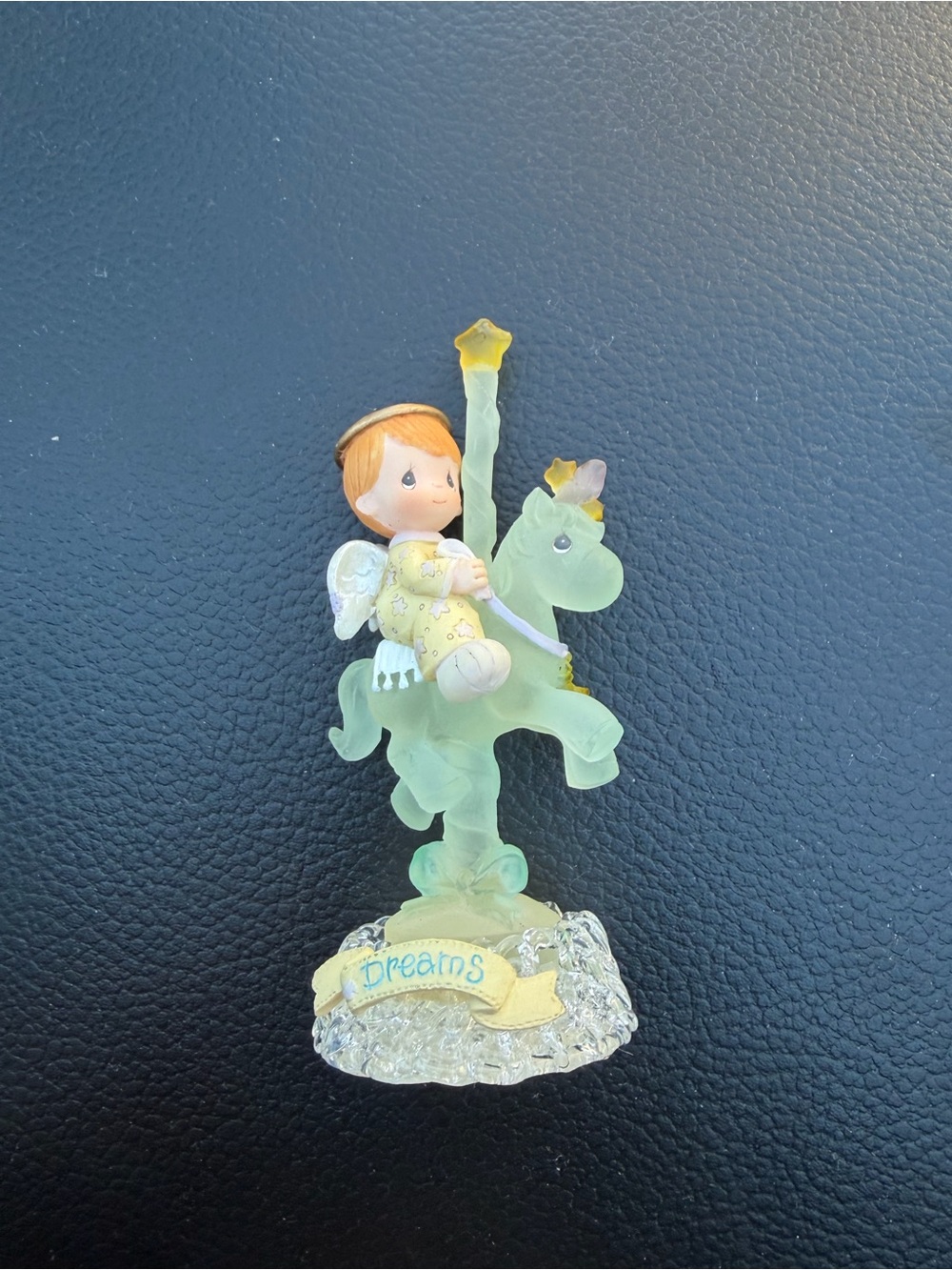 Precious Moments 2000 Angel on Carousel Horse Dreams Figurine